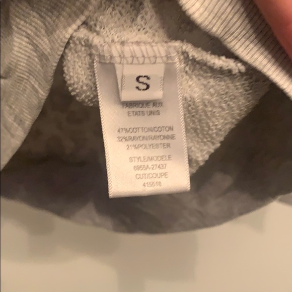 2 for $20 gray cheetah print sweater - Picture 3 of 3